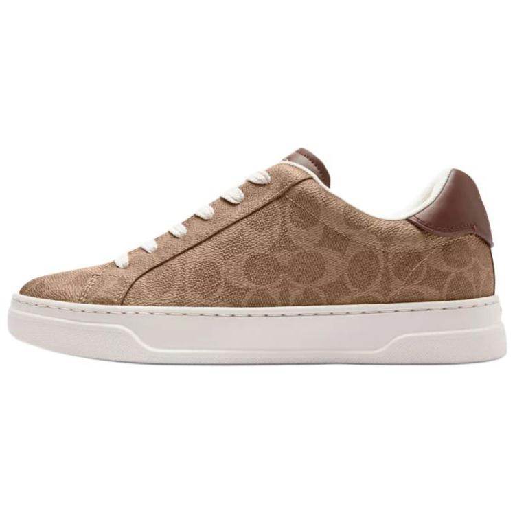 Кроссовки женские Coach Highline Leather Round Toe Lace - Boxette Shop